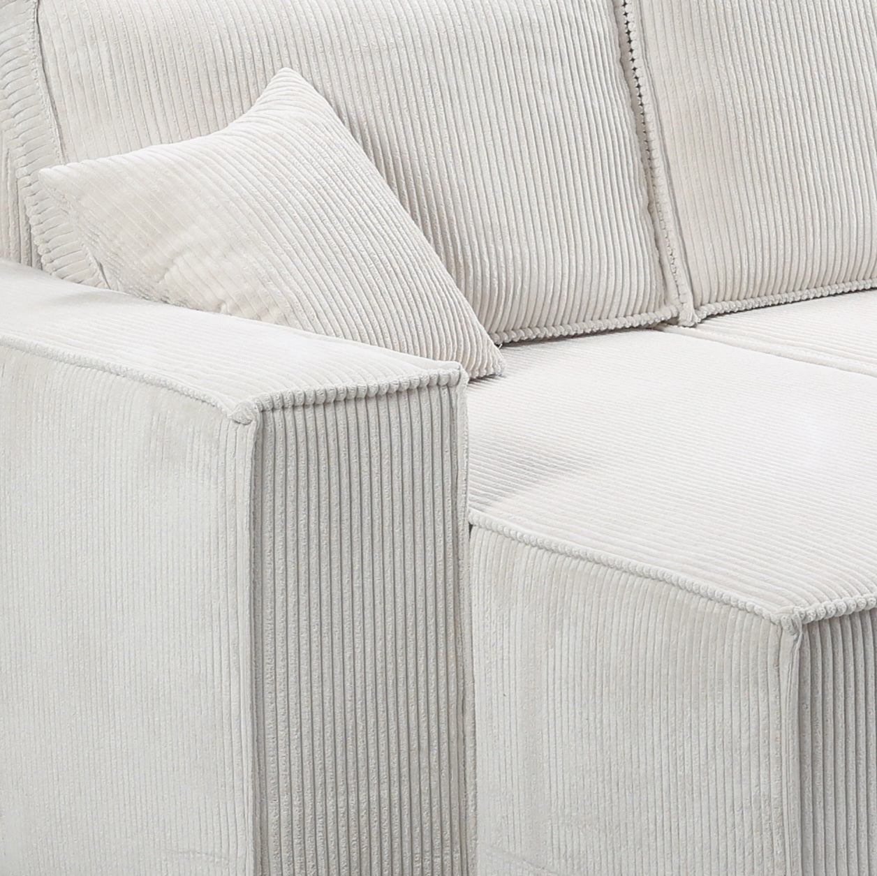 Pati Sofabed, U Corner, Jumbo Cord, Mink