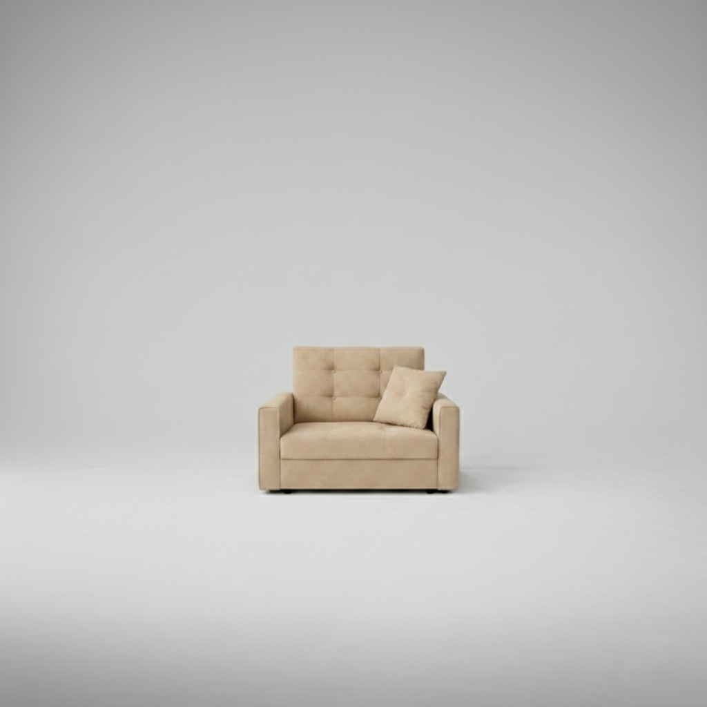 Viva Sofabeds, 1 Seater, Beige