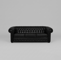 Chesterfield, 3 Seater, Black