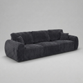 Vinci, 3 seater, Dark Grey