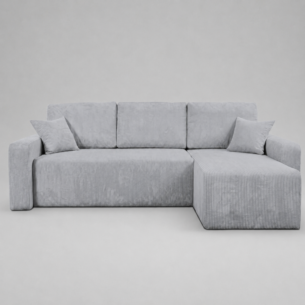 Yasmine L Shaped Sofabeds, Grey