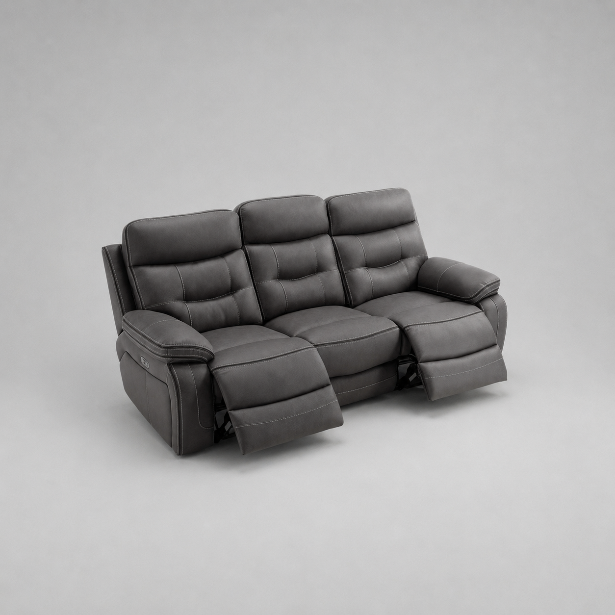 Renzo, 3 Seater, Grey