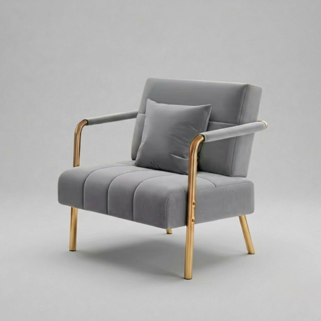 Grey Lounge Chair