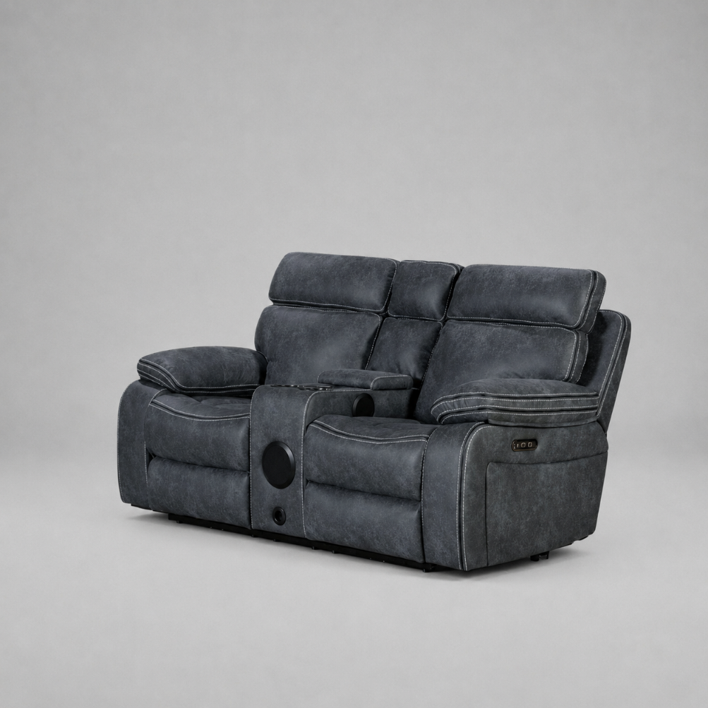 Techno, 2 Seater Sofa, Grey