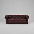 Chesterfield, 3 Seater, Antique Brown