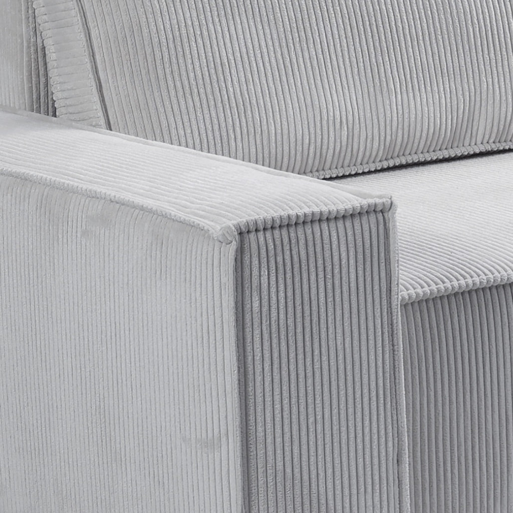 Pati Universal Jumbo Cord Sofabed, Corner - Grey