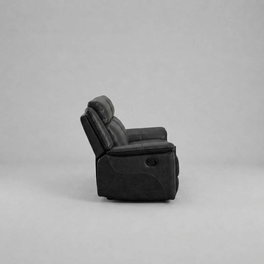 Torino, 2 Seater Sofa, Black