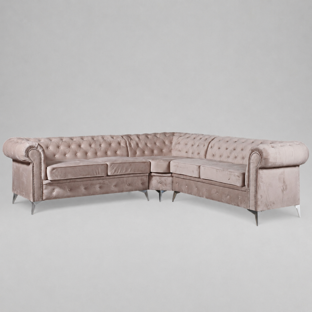 Roma Chesterfield, Corner, Beige