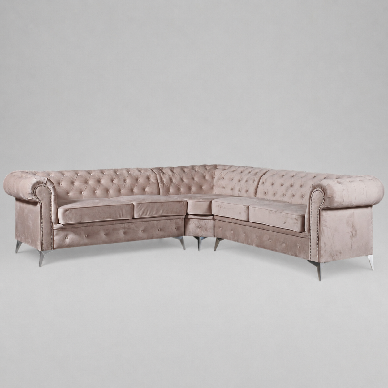Roma Chesterfield, Corner, Beige