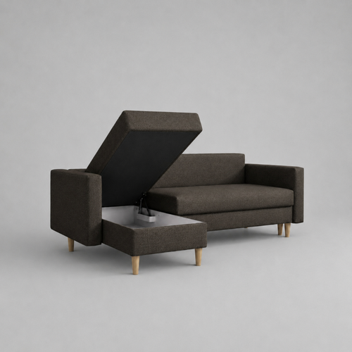 Ana Sofabeds, Corner, Brown