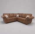 Oakland, Corner, Faux Leather, Brown