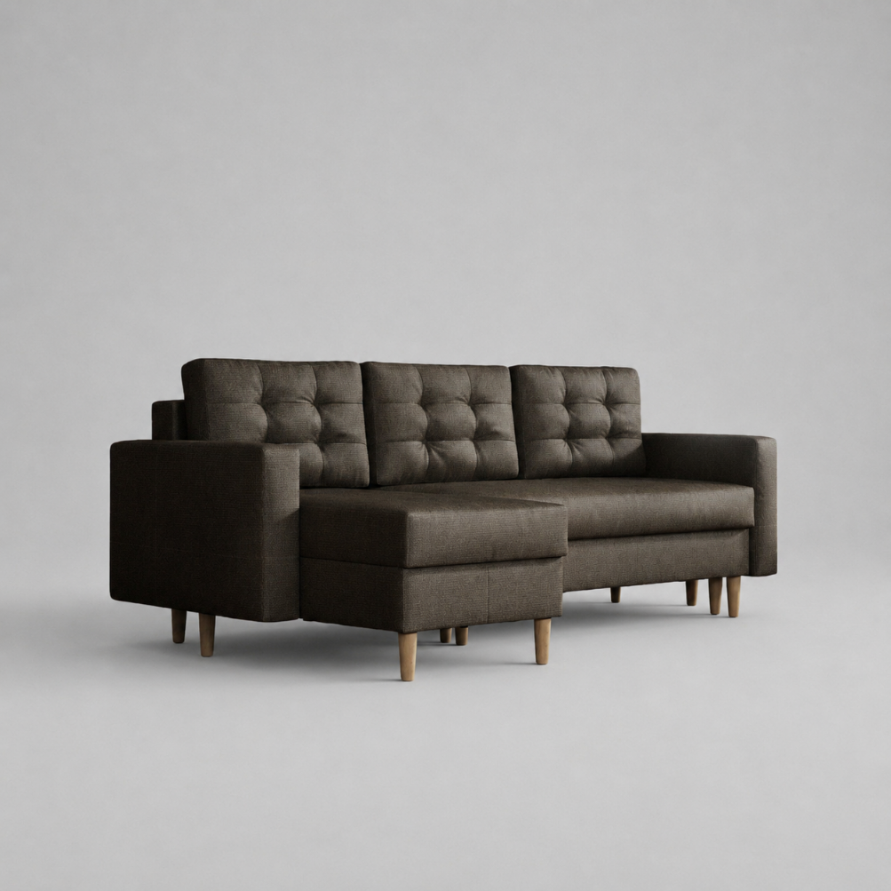Ana Sofabeds, Corner, Brown