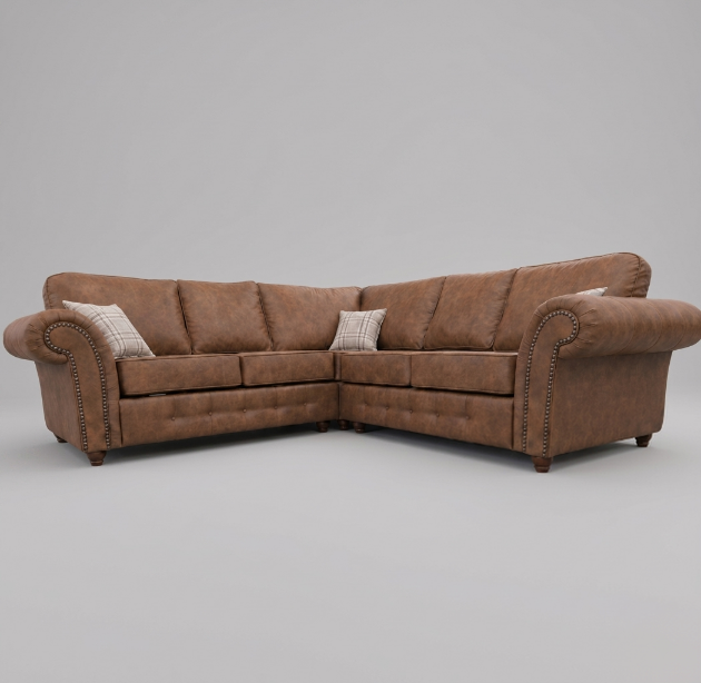 Oakland, Corner, Faux Leather, Brown
