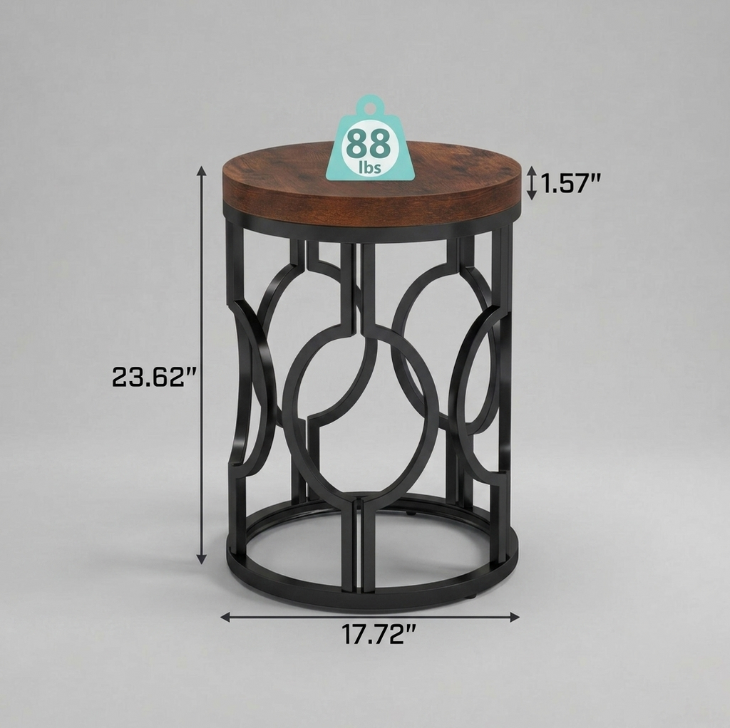 Wooden side table