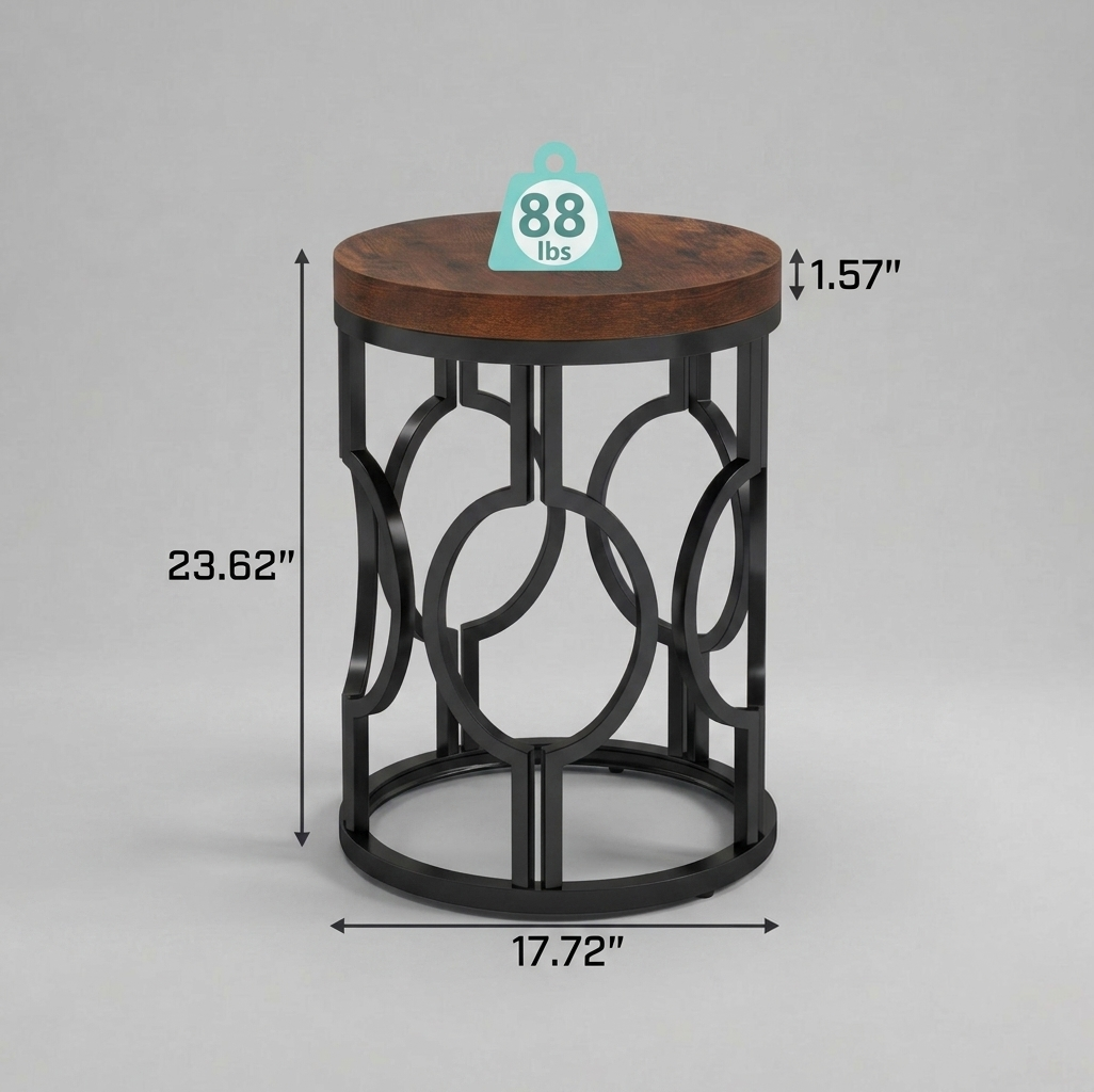 Wooden side table