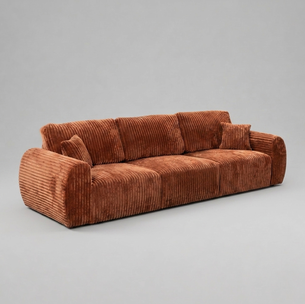 Vinci, 3 seater, Caramel
