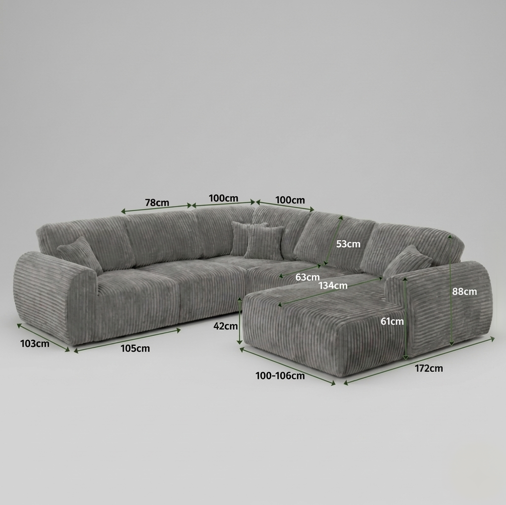 Vinci, U Corner, Grey