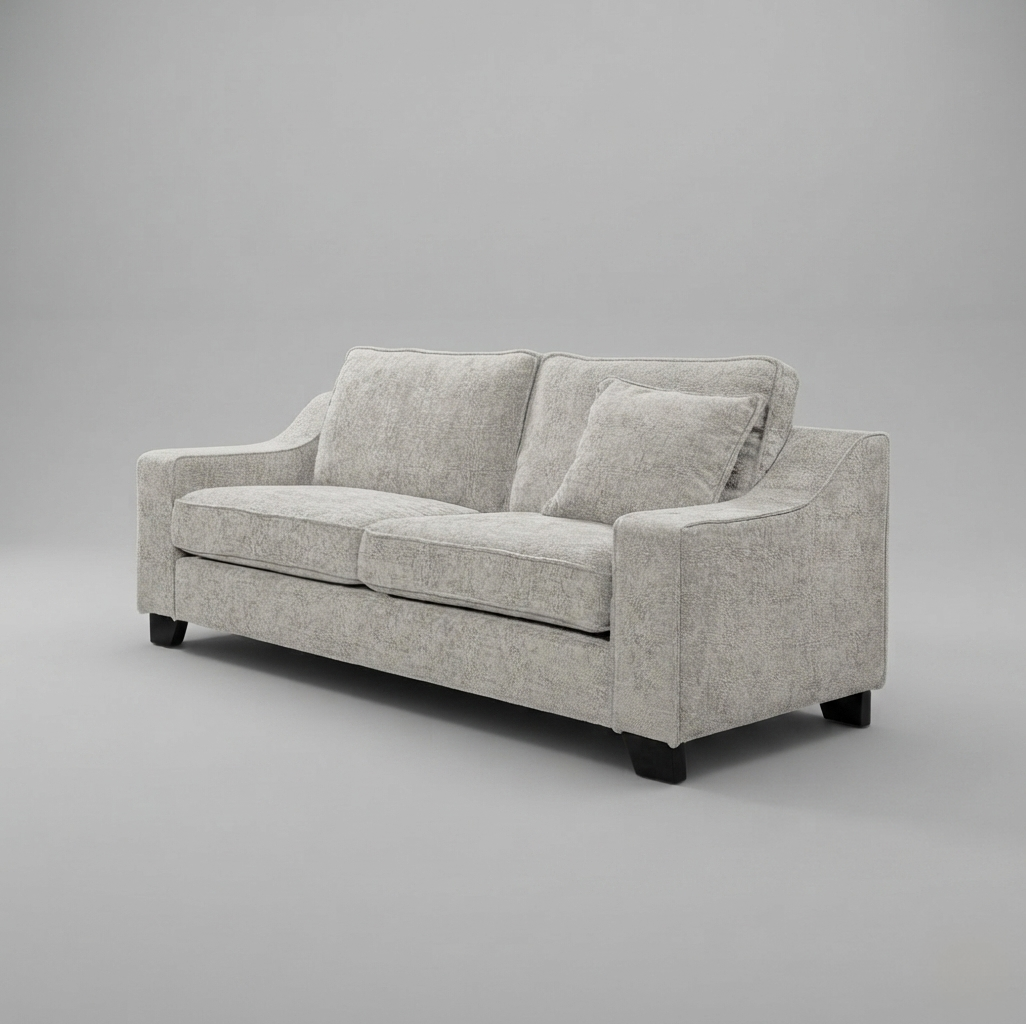 Nabraska, 3 Seater, Silver