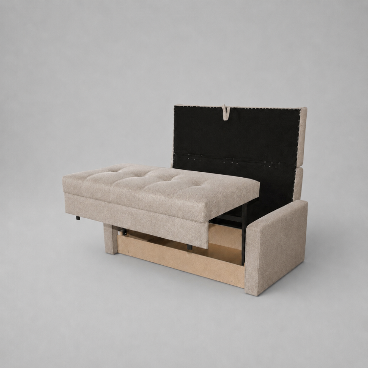 Viva Sofabeds, 3 Seater, Beige