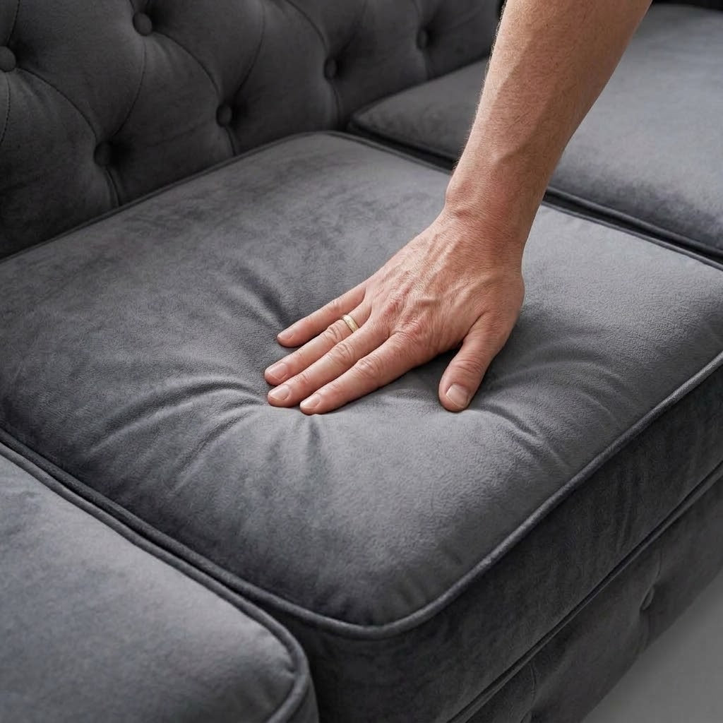 Infinity Woven Fabric, 3 Seater, Dark Grey